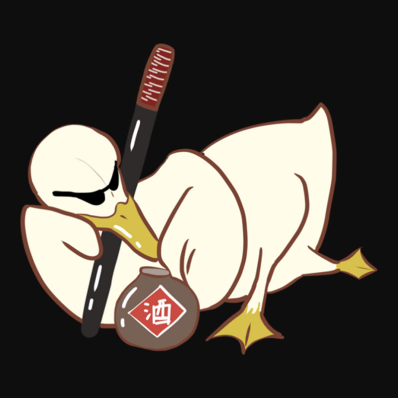 Duck With A Sword Funny Cute Crop Top by cm-arts | Artistshot