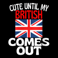 Womens Cute Until My British Comes Out Funny Britain V Neck T Shirt Unisex Jogger | Artistshot