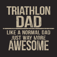 Triathlon Dad  Like A Normal Dad Just Way More Awesome  Triathlete Fat Vintage Cap | Artistshot