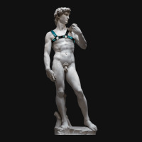 Michelangelo David Leather Harness Sculpture Art Male Statue Torso Fanny Pack | Artistshot