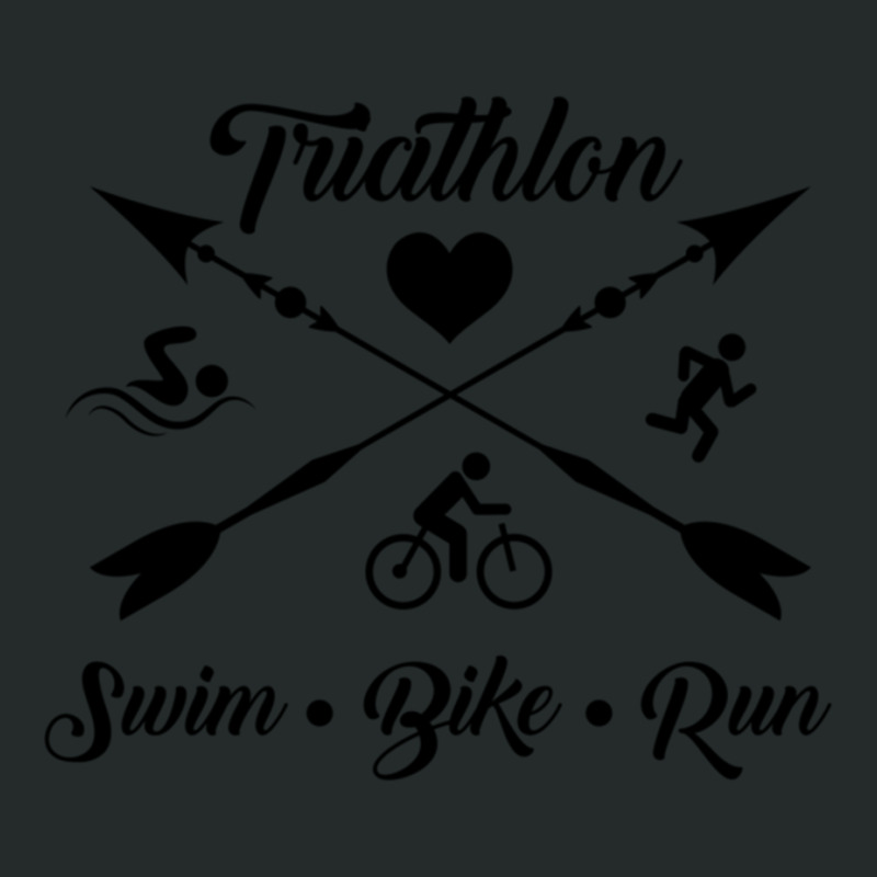 Triathlon Women's Triblend Scoop T-shirt by cm-arts | Artistshot