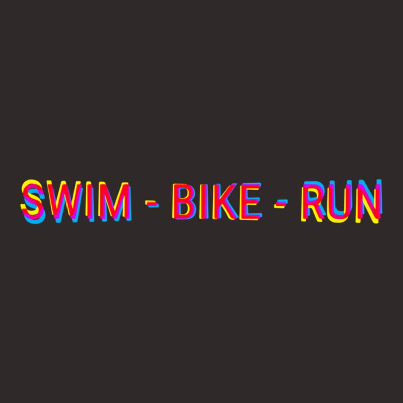 Swim Bike Run, Triathlon Pop Art Racerback Tank by cm-arts | Artistshot