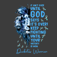 Diabetes Diabetic Warrior It Aint Over Until God Says Its Over 40 Diab Men's Polo Shirt | Artistshot