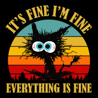 Its Fine Im Fine Everything Is Fine Cat Pocket T-shirt | Artistshot