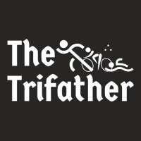 Triathlete Definition   Triathlon Dad  I Support My Fathers Threesome  Ladies Fitted T-shirt | Artistshot