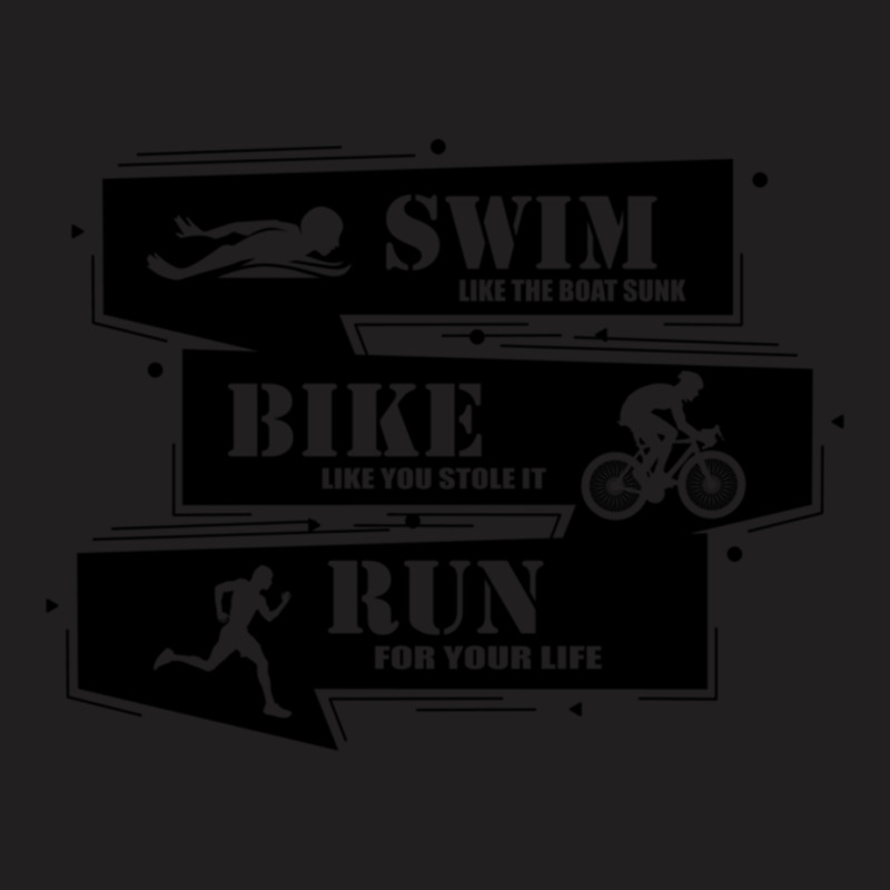 Triathlon T-Shirt by cm-arts | Artistshot