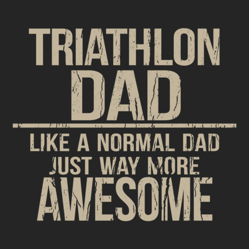 Triathlon Dad  Like A Normal Dad Just Way More Awesome  Triathlete Fat Unisex Hoodie by cm-arts | Artistshot