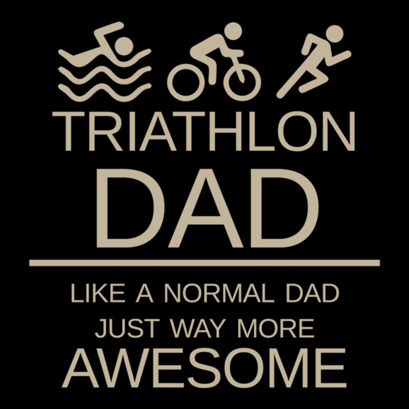 Triathlon Dad  Like A Normal Dad Just Way More Awesome  Triathlete Fat Women's V-Neck T-Shirt by cm-arts | Artistshot