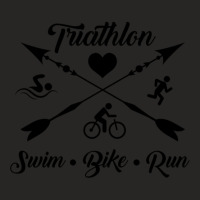 Triathlon Ladies Fitted T-shirt | Artistshot