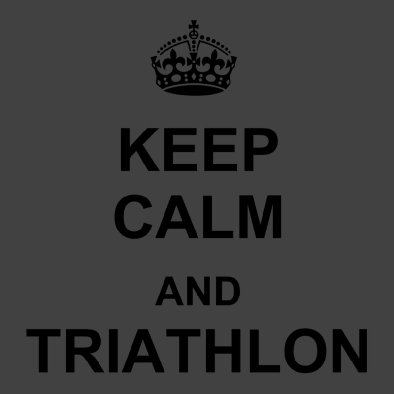 Keep Calm And Triathlon Vintage T-Shirt by cm-arts | Artistshot