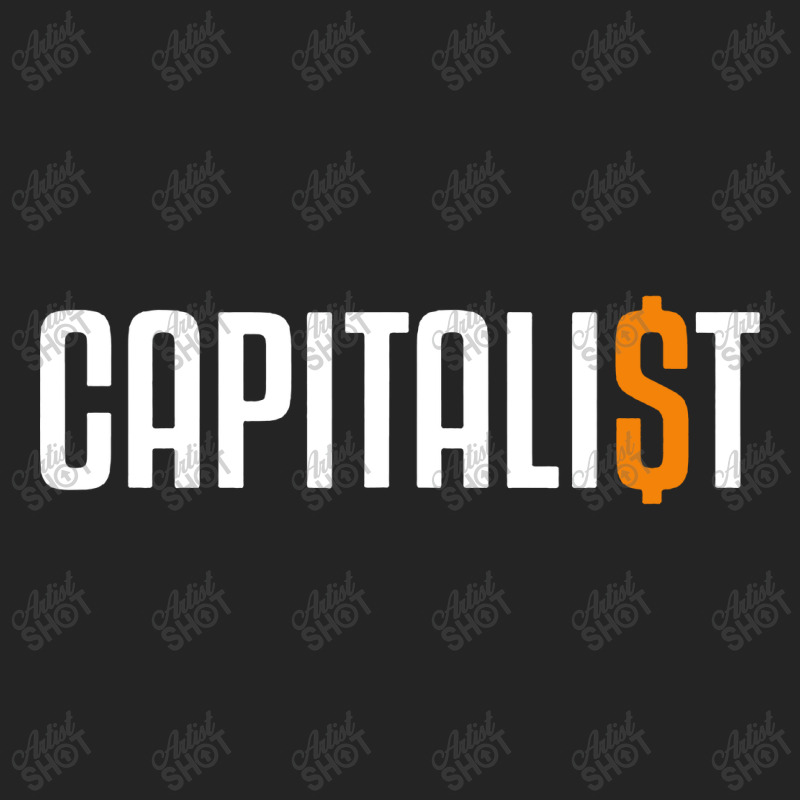 Capitalism Capitalist 3/4 Sleeve Shirt by Bull Tees | Artistshot