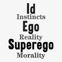 Id Ego Superego Instincts Reality Morality Funny Psychology Tank Top Ladies Fitted T-shirt | Artistshot