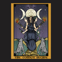 The Goddess Hecate Tarot Card Triple Moon Wiccan Pagan Witch T-shirt | Artistshot