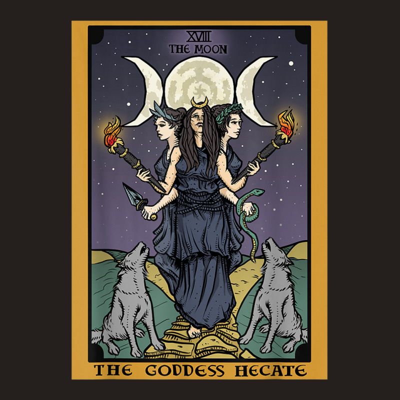 The Goddess Hecate Tarot Card Triple Moon Wiccan Pagan Witch Tank Top by ReginaldLewisMay | Artistshot