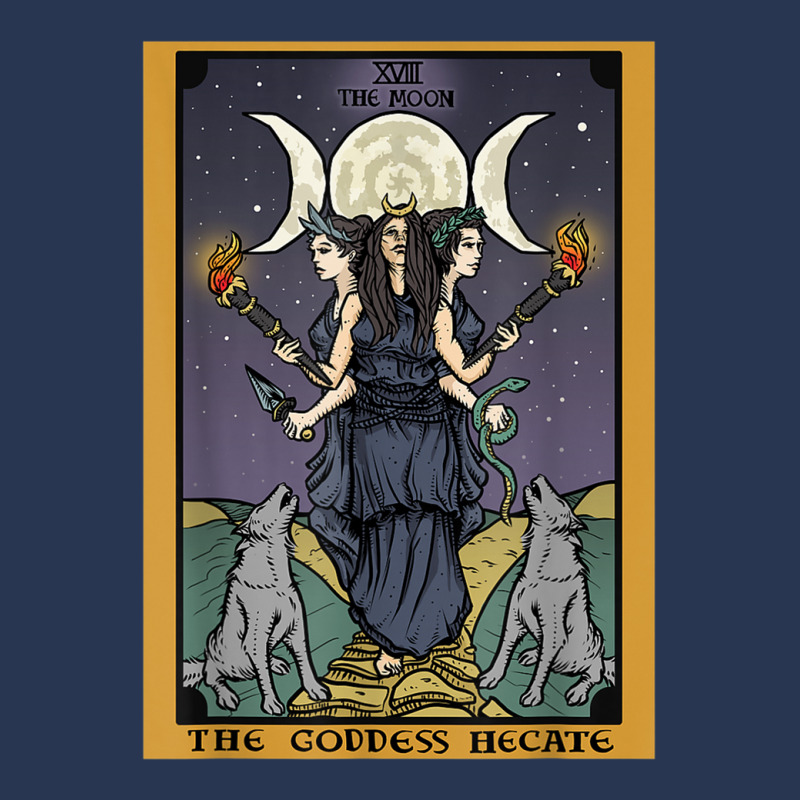 The Goddess Hecate Tarot Card Triple Moon Wiccan Pagan Witch Men Denim Jacket by ReginaldLewisMay | Artistshot