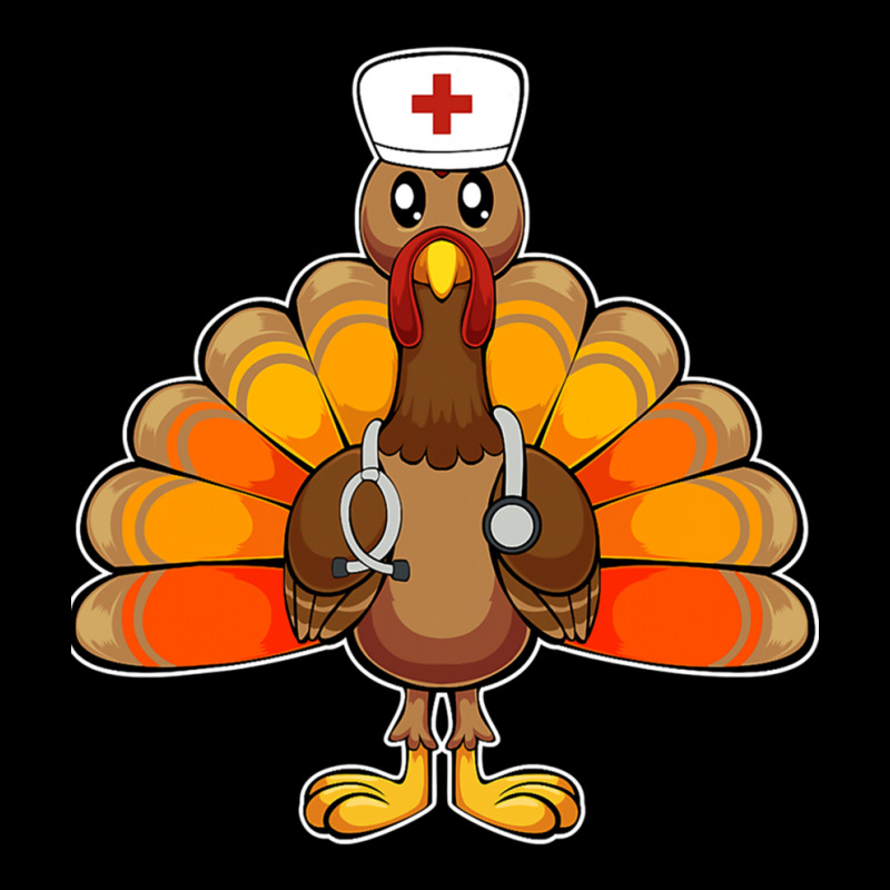 Nurse Turkey Medical Doctor Thanksgiving Dinner Costume Fan V-neck Tee | Artistshot