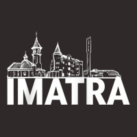 Imatra Finland City Skyline Silhouette Outline Sketch Raglan Baseball Racerback Tank | Artistshot