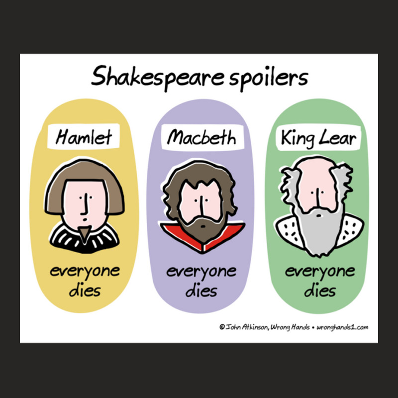 Shakespeare Spoilers Classic Ladies Fitted T-Shirt by SamaraMcCullou | Artistshot