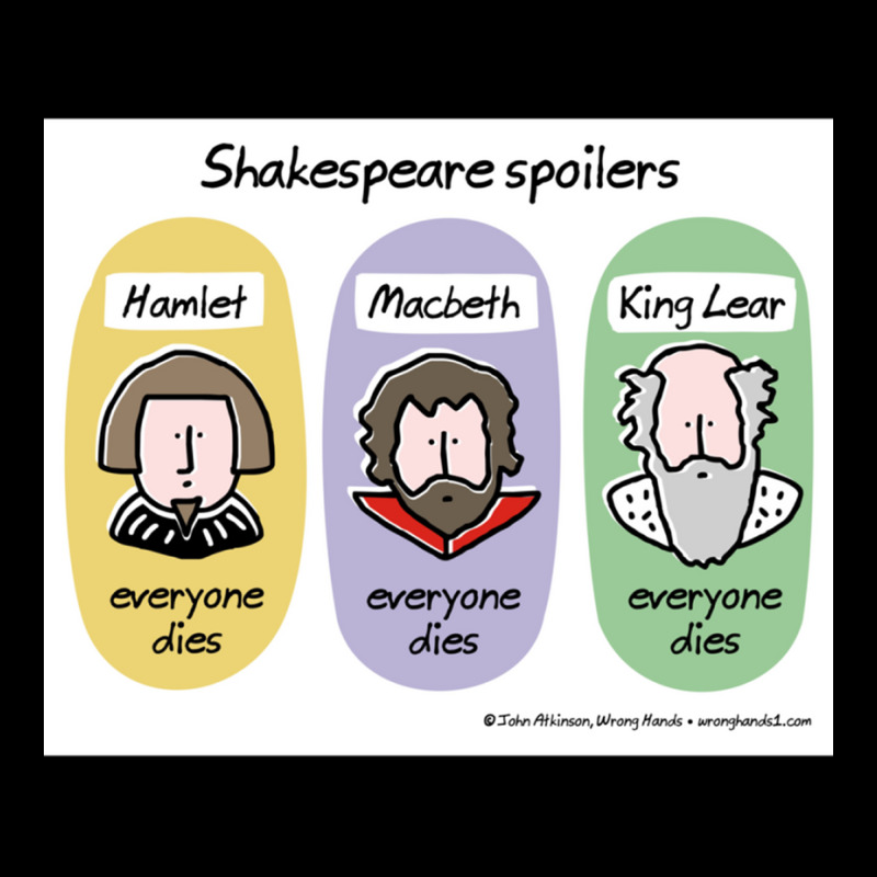 Shakespeare Spoilers Classic Cropped Hoodie by SamaraMcCullou | Artistshot