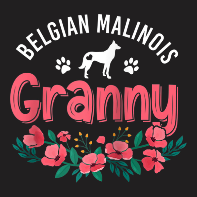 Malinois Granny Dog Gifts Women Belgian Malinois Dog Lover Raglan Base T-Shirt by cm-arts | Artistshot