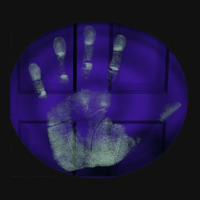 Phasmophobia Fingerprints 2 Portrait Canvas Print | Artistshot