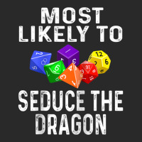 Funny Rpg Player Most Likely To Seduce The Dragon Dice Game Raglan Bas Printed Hat | Artistshot