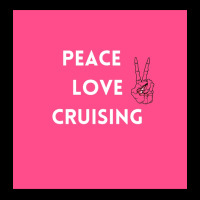 Peace Love Cruising Cropped Hoodie | Artistshot