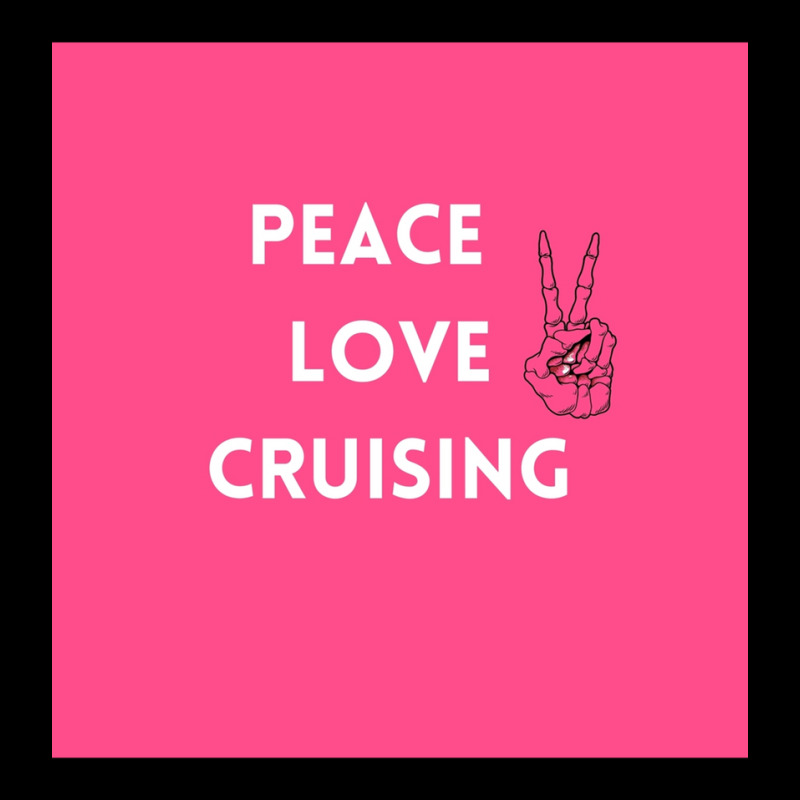 Peace Love Cruising Cropped Hoodie by cm-arts | Artistshot