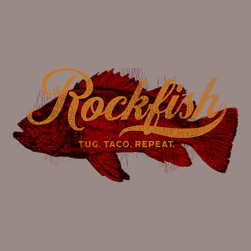 Rock Fish California West Coast Rockfish Tug Taco Repeat Premium T Shi Vintage T-Shirt by cm-arts | Artistshot