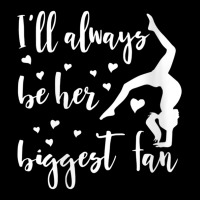 Womens I'll Always Be Her Biggest Fan Gymnastic V Neck T Shirt Pocket T-shirt | Artistshot