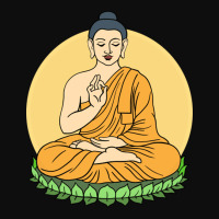 Buddha Meditating Crop Top | Artistshot