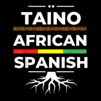 Taino African Spanish Roots Proud Caribbean Afro Latinx Cropped Hoodie | Artistshot