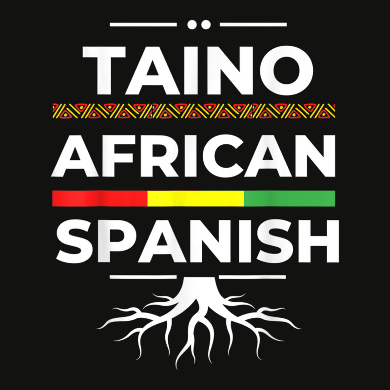 Taino African Spanish Roots Proud Caribbean Afro Latinx Scorecard Crop Tee by RomanMikolyants | Artistshot