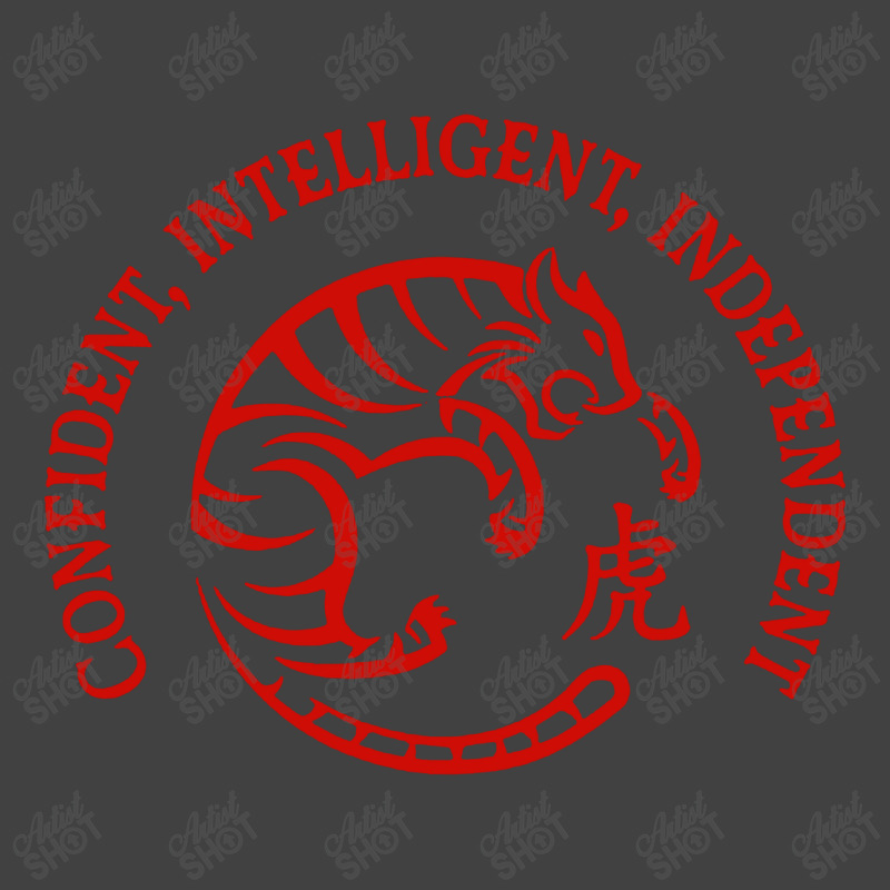 Confident Intelligent Independent Vintage T-Shirt by Bull Tees | Artistshot