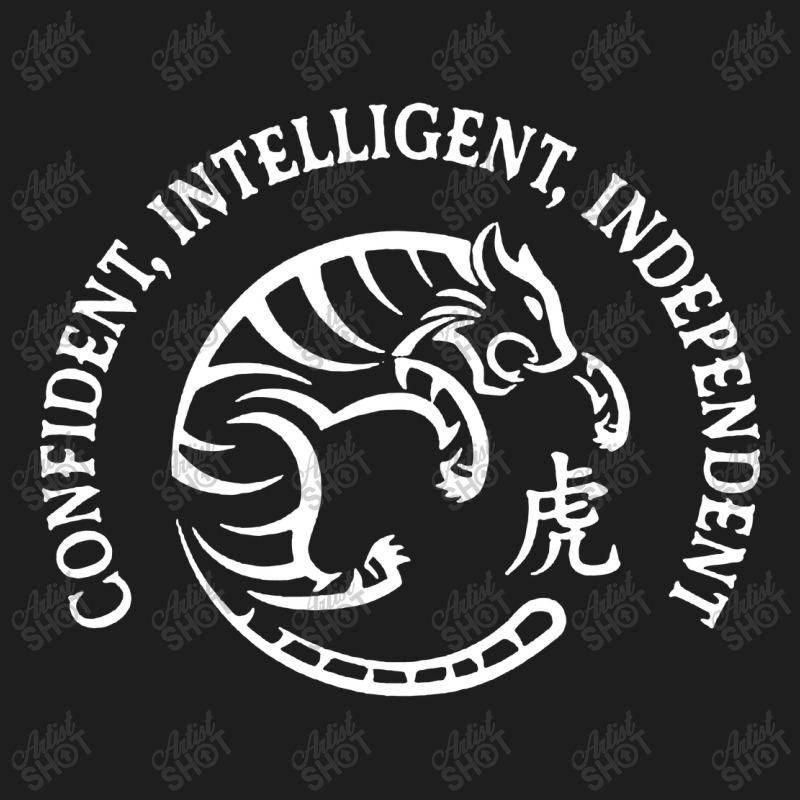 Confident Intelligent Independent Classic T-shirt by Bull Tees | Artistshot