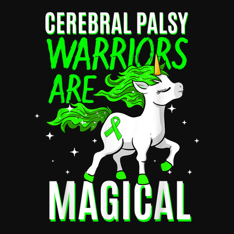 Cerebral Palsy Warrior Magical Unicorn Ataxic Green Ribbon Crop Top by MaraRojas | Artistshot