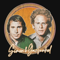 Simon Amp Garfunkel Retro Style Fan Design Portrait Canvas Print | Artistshot