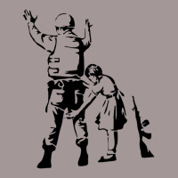 Banksy Girl Searching Soldier Vintage Hoodie | Artistshot