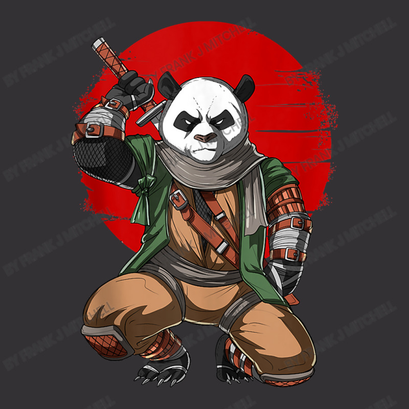 Panda Bear Ninja Samurai Warrior Funny Kung Fu Animal Kids Vintage Hoodie And Short Set by Frank J Mitchell | Artistshot