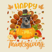 Happy Thanksgiving Australian Cattle Dog Turkey Pumpkin Premium T Shir Cropped Hoodie | Artistshot