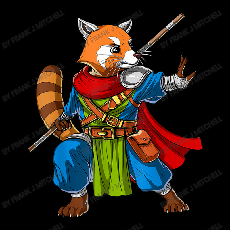 Red Panda Bear Ninja Samurai Warrior Funny Kung Fu Boys Kids Pocket T-Shirt by Frank J Mitchell | Artistshot