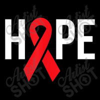 Hope Aids Hiv Red Ribbon Awareness Gift World Aids Day Adjustable Cap | Artistshot