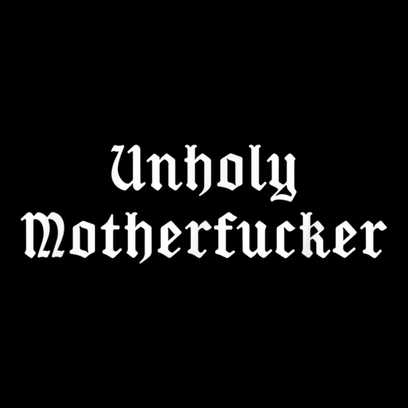 Unholy Motherfucker Pagan Satanic Atheist Punk Goth Adjustable Cap by MelanieKathleen | Artistshot