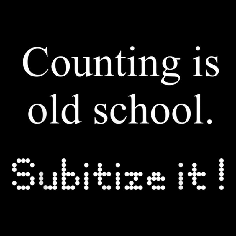 Counting Is Old School Subitize It! Math Concept T Shirt Pocket T-shirt | Artistshot