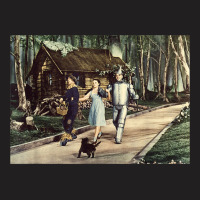 Brick Road Wizard Of Oz Tin Man Scarecrow Dorothy And Toto T-shirt | Artistshot