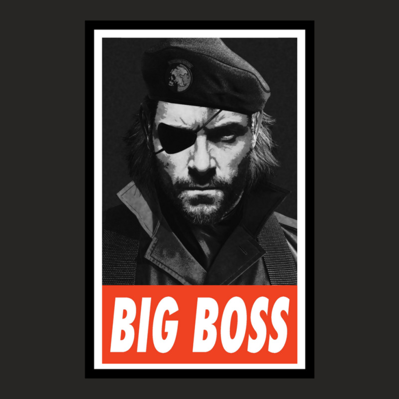 Metal Gear Solid- Big Boss Ladies Fitted T-Shirt by HeatherLax | Artistshot