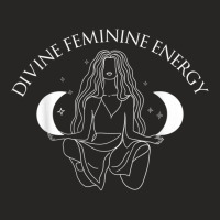 Divine Feminine Energy Celestial Mystical Goddess Ladies Fitted T-shirt | Artistshot