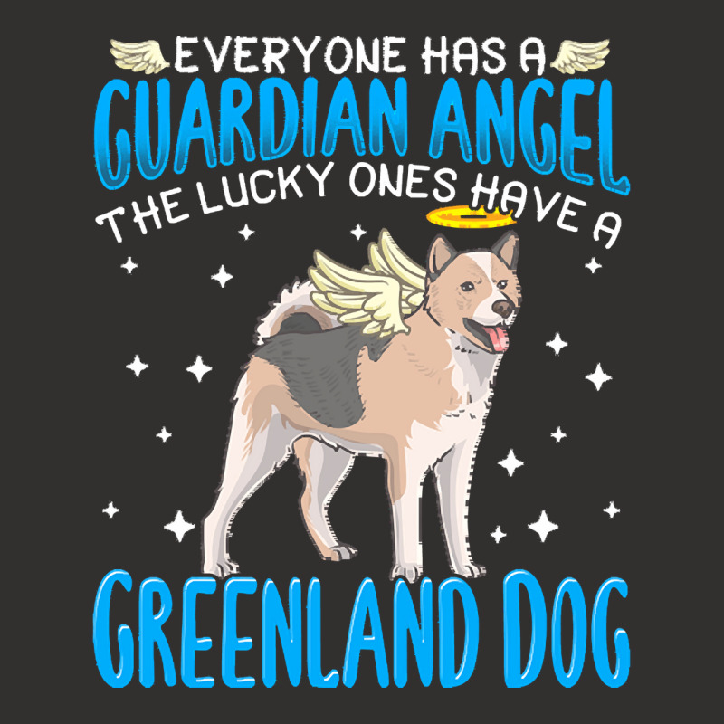 Greenland Dog T  Shirt Greenland Dog With Guardian Angel T  Shirt Champion Hoodie | Artistshot