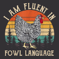 Chicken Whisperer Lover I Am Fluent In Fowl Language Funny Vintage Short | Artistshot