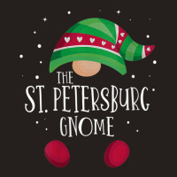 Womens St. Petersburg Gnome Family Matching Christmas Pajamas V Neck T Tank Top | Artistshot